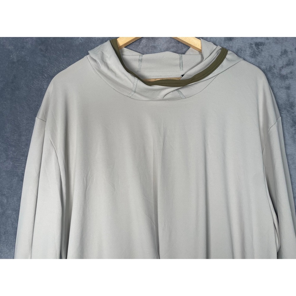 Cotopaxi Sombra Sun Hoodie Mens XXL Gray Blue Trim Hiking Performance Shirt